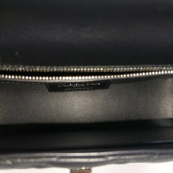 Dior Caro Medium Cannage Lambskin Black