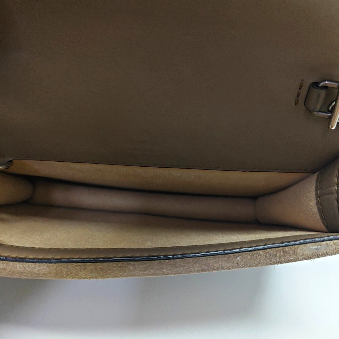 Dionysus Super Mini Monogram Coated Canvas Beige