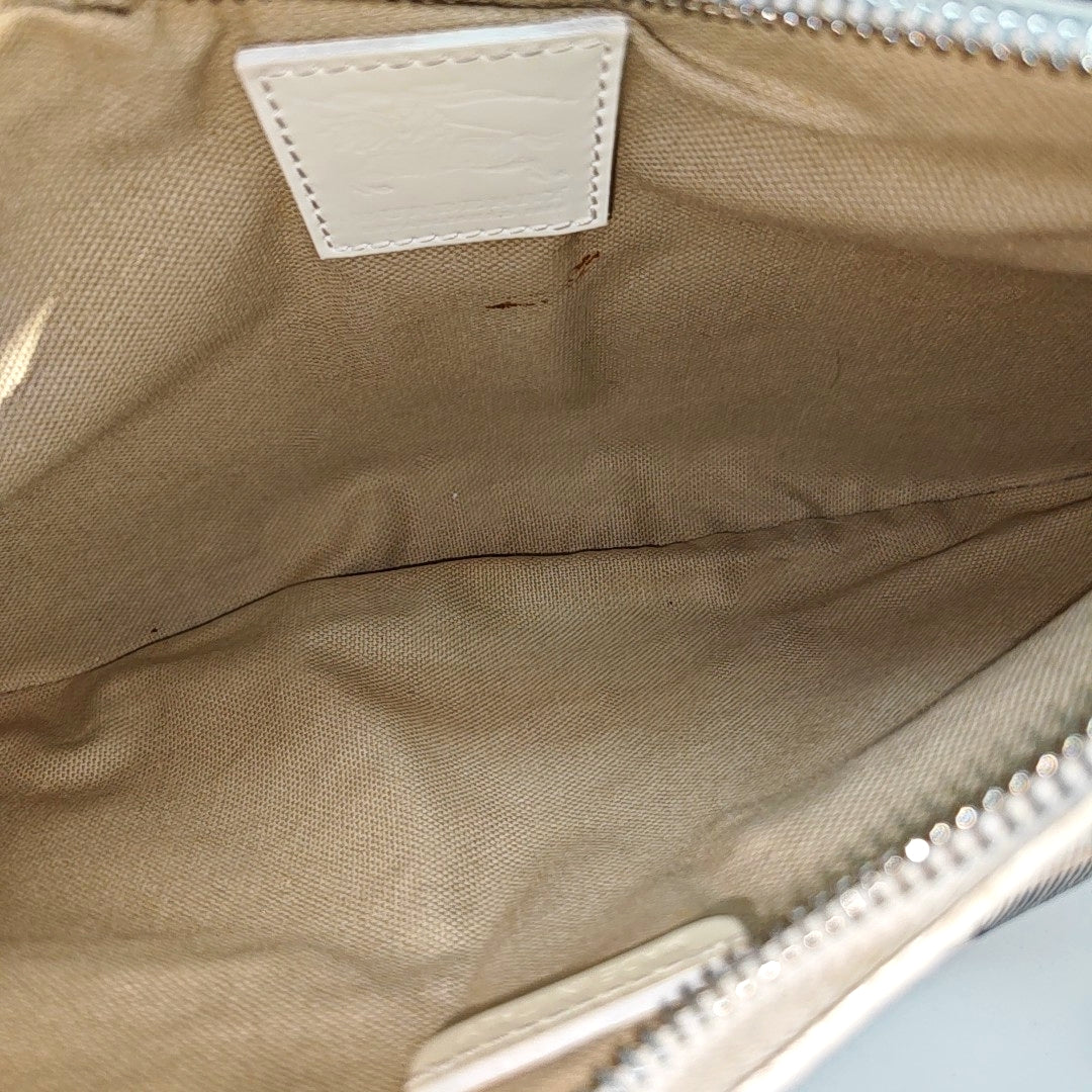 Coated Canvas Tote Bag White