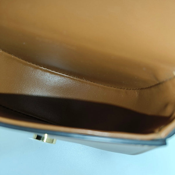 Authenticated pre-owned  FOLCO CUIR TRIOMPHE Calfskin Brown - Shoulder Bag at Looply
