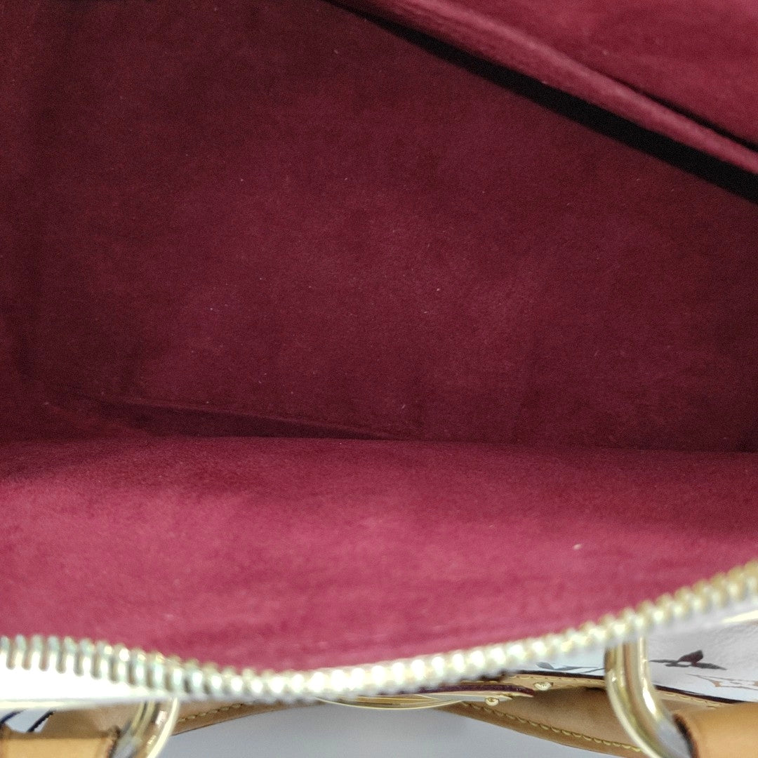 LV × TM RITA Monogram Coated Canvas White