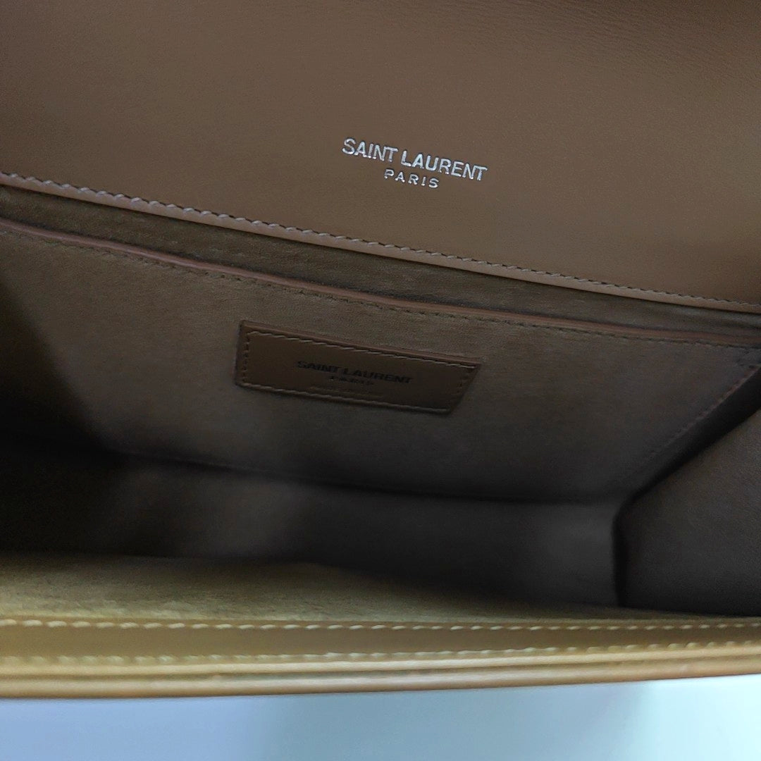 Authenticated pre-owned  KATE Calfskin Brown - Shoulder Bag at Looply
