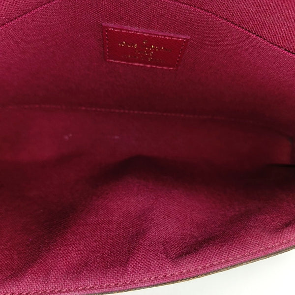 FÉLICIE Monogram Coated Canvas Brown