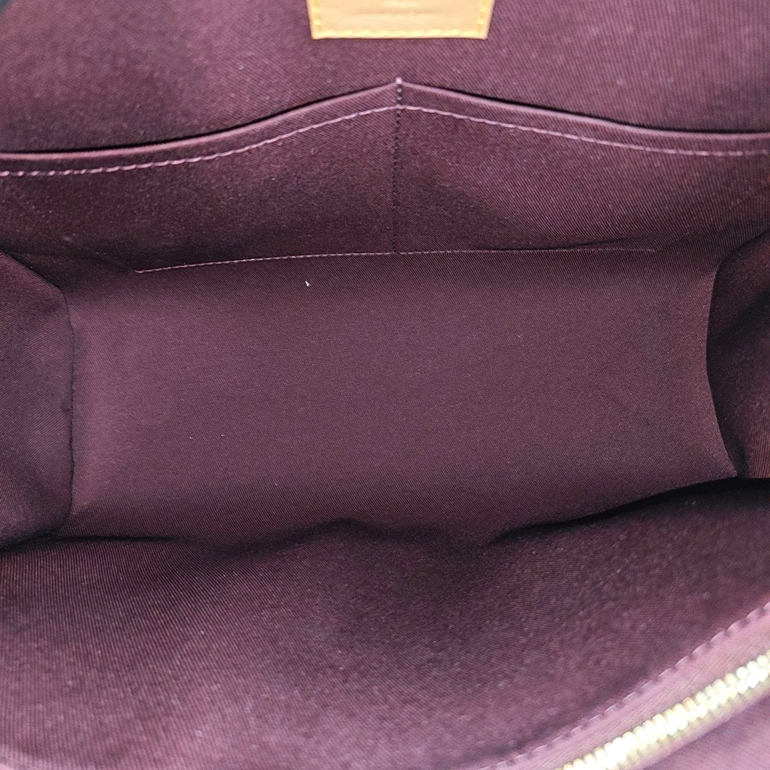 CLUNY MM Monogram Coated Canvas Brown