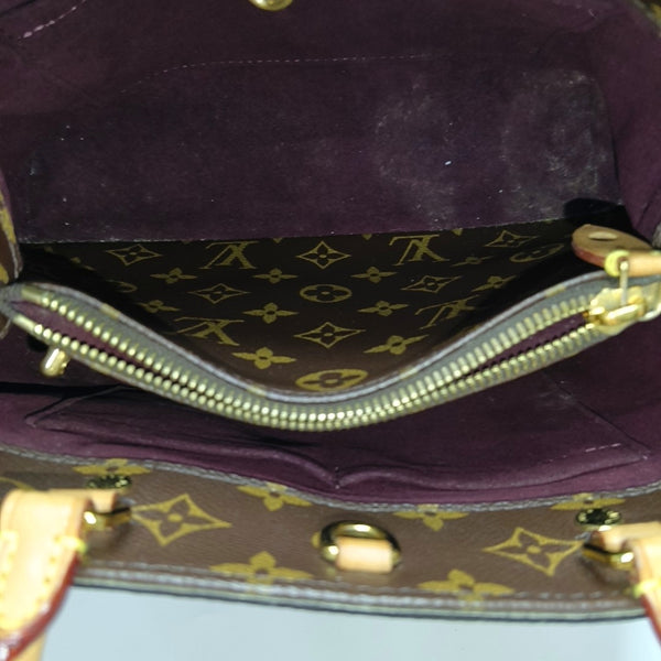 MONTAIGNE Monogram Coated Canvas Brown