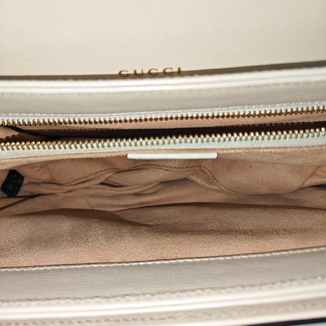 Horsebit 1955 Small Calfskin White