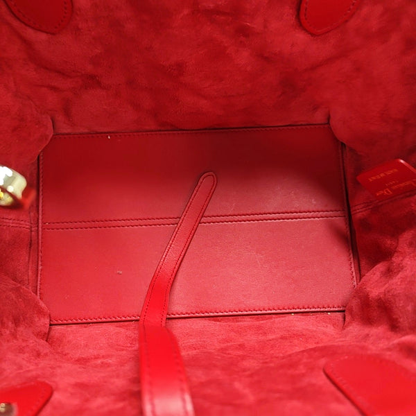 Toujours Small Cannage Calfskin Red