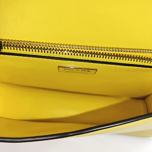 Calfskin Crossbody Bag Yellow