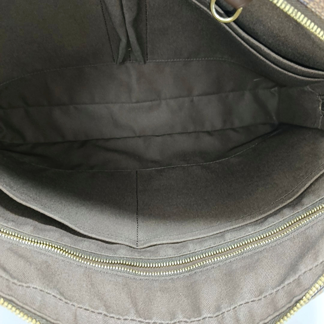 PORTE-DOCUMENTS Damier Ebene Coated Canvas Brown