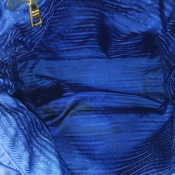 Nylon Tote Bag Blue