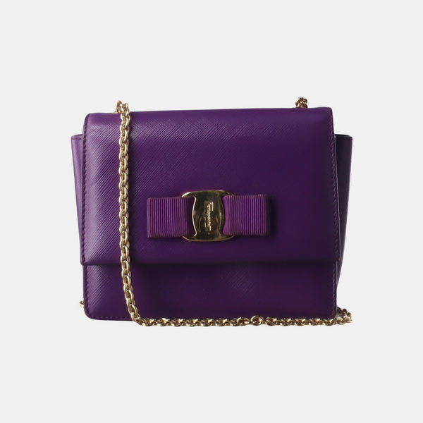 Ginny Mini Calfskin Purple