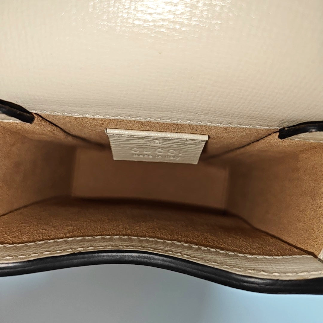 Horsebit 1955 Mini Coated Canvas Beige