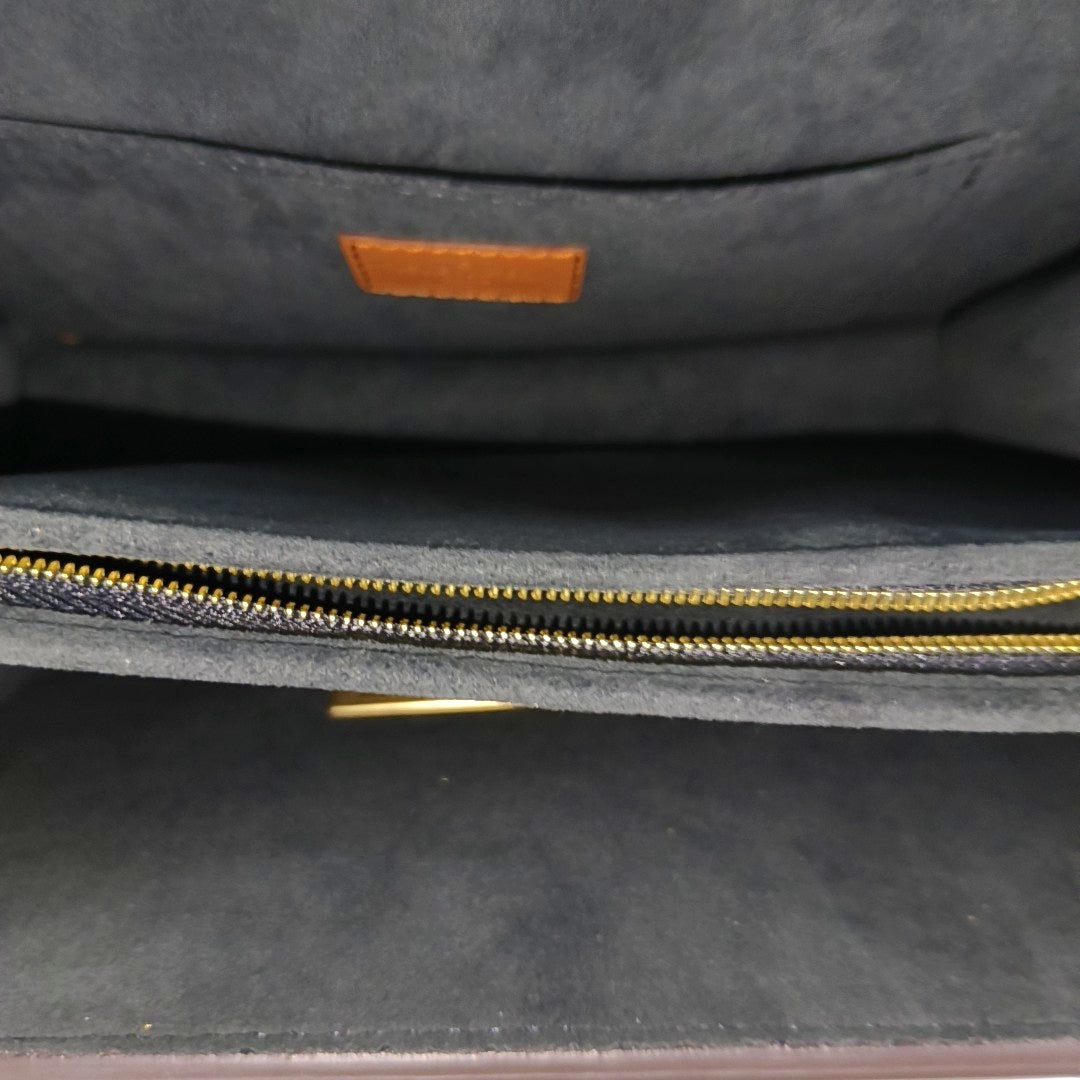 DAUPHINE MM Monogram Coated Canvas Brown