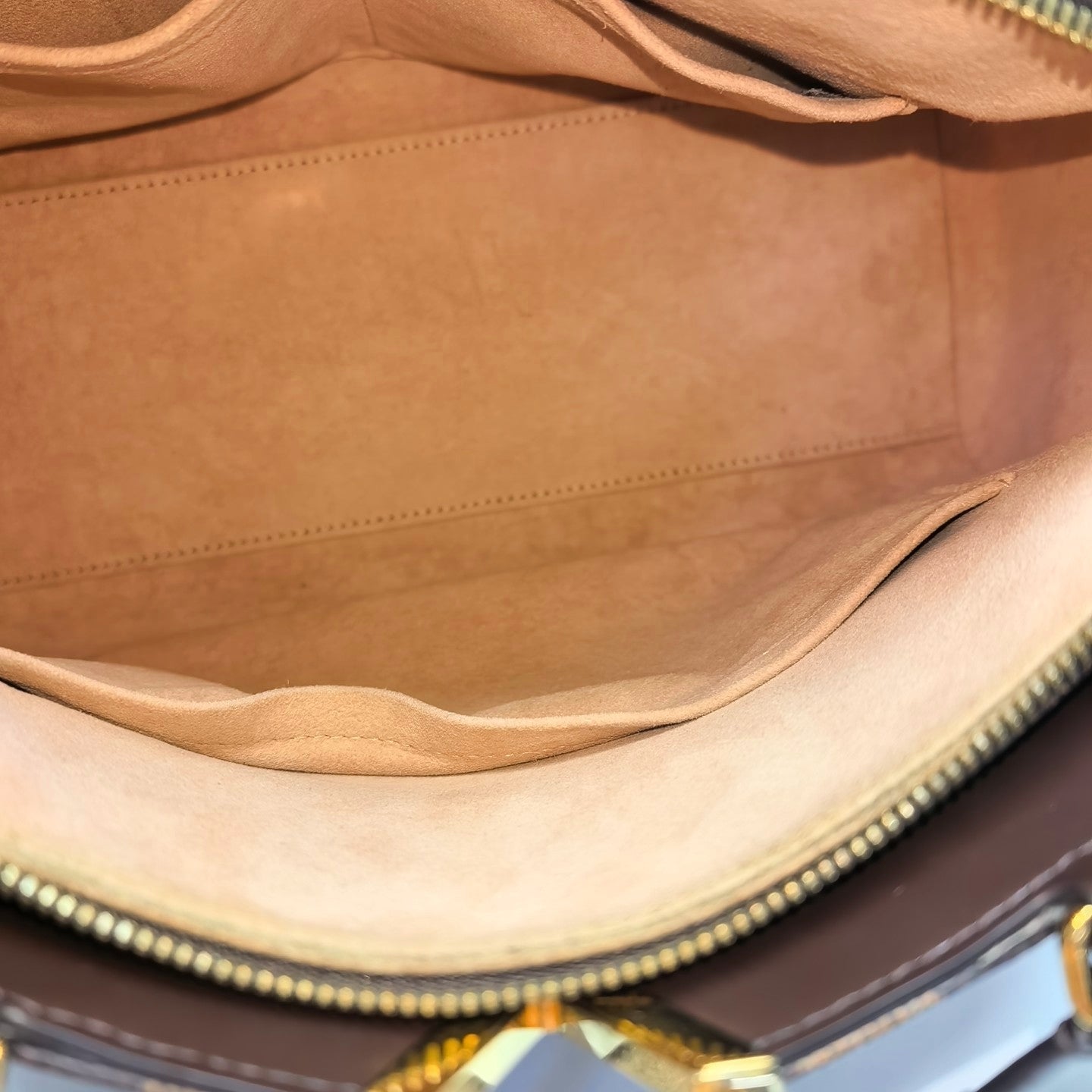 KENSINGTON BOWLING Damier Ebene Coated Canvas Brown