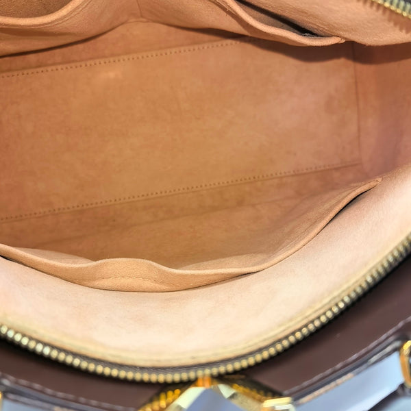 KENSINGTON BOWLING Damier Ebene Coated Canvas Brown