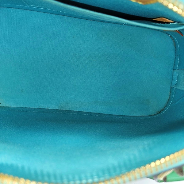 ALMA BB Monogram Patent Leather Green