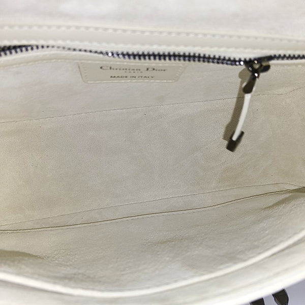 Authenticated pre-owned  Diorcamp Small Cannage Calfskin White - Shoulder Bag at Looply