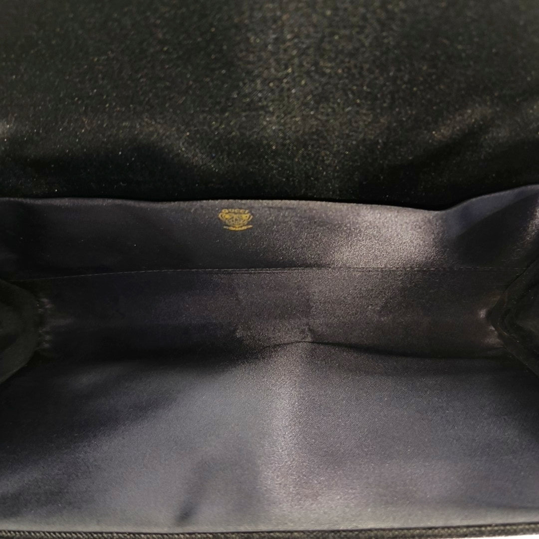 Velvet Shoulder Bag Black