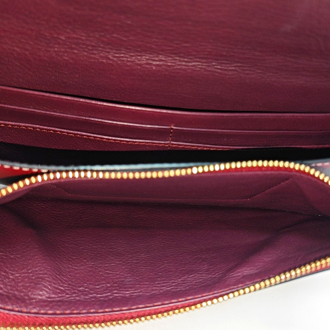 Gate Monogram Calfskin Red