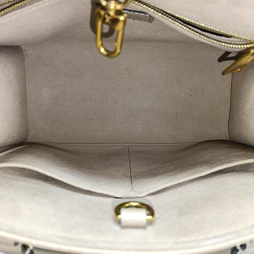 ONTHEGO PM Monogram Calfskin Gray