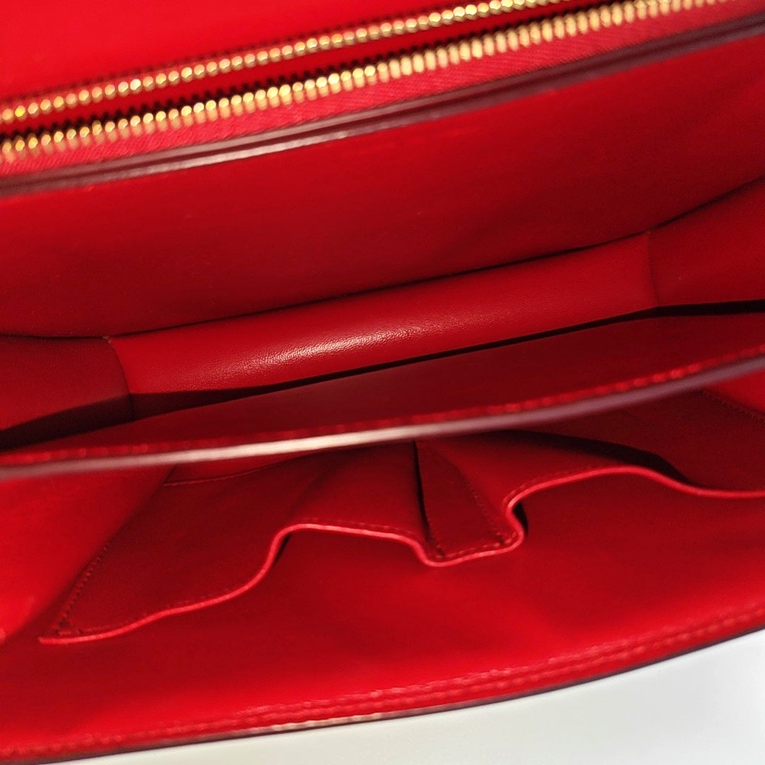CLASSIC BOX Medium Calfskin Red