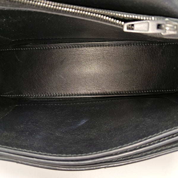 Crush Small Quilted Calfskin Black