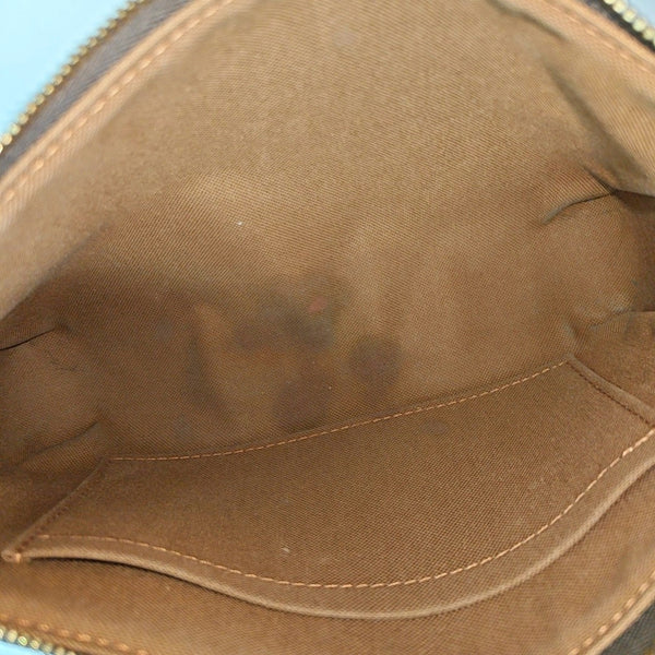ACCESSOIRES GM Monogram Coated Canvas Brown