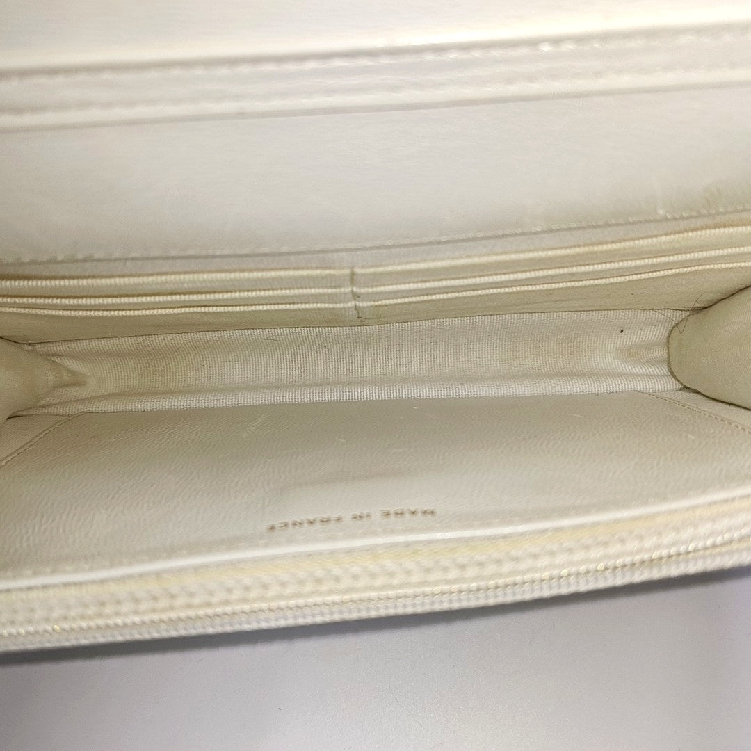 WOC Quilted Lambskin White