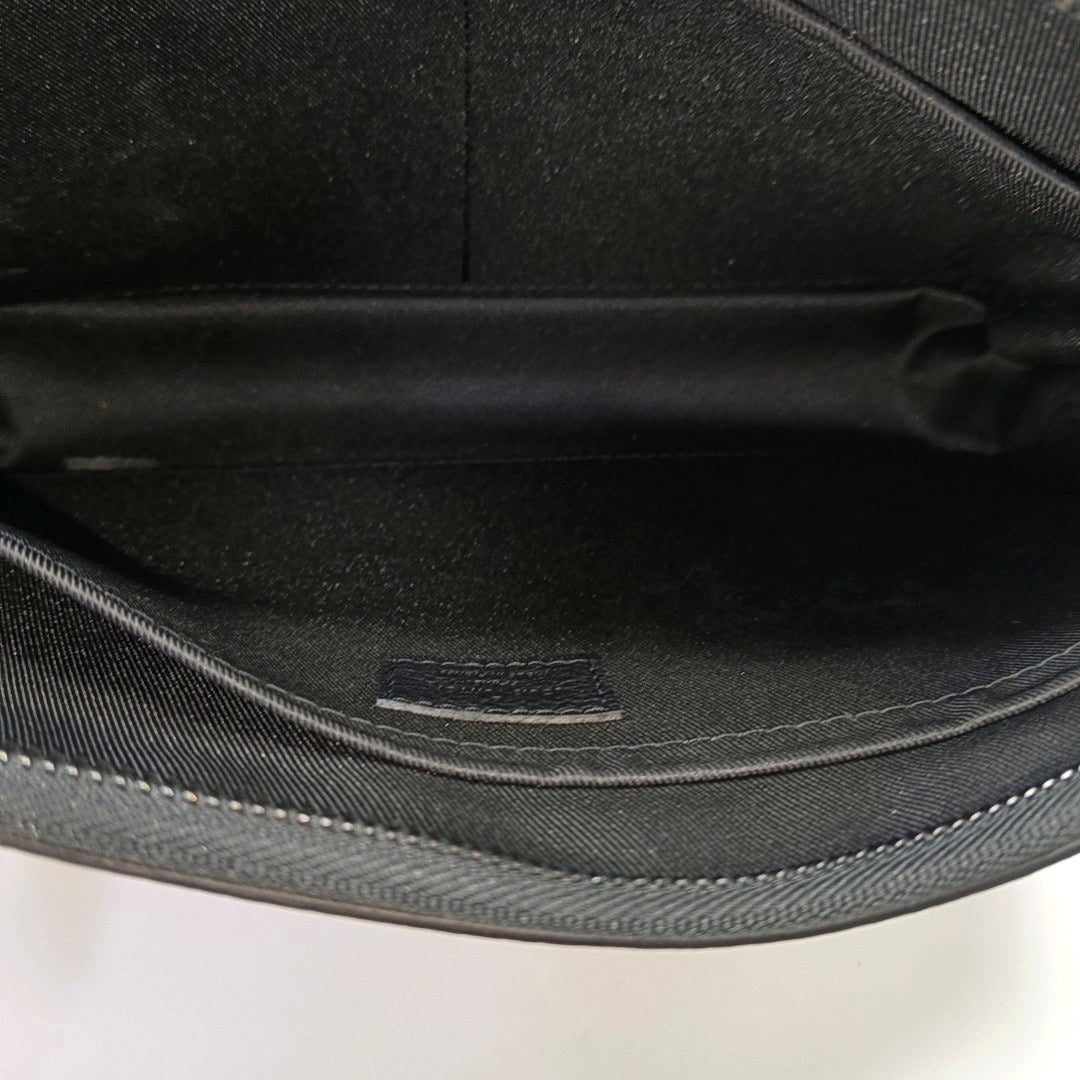 Monogram Calfskin Clutch Black