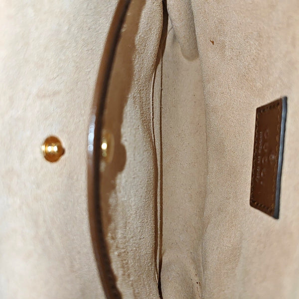 GG Supreme Mini Monogram Coated Canvas Beige