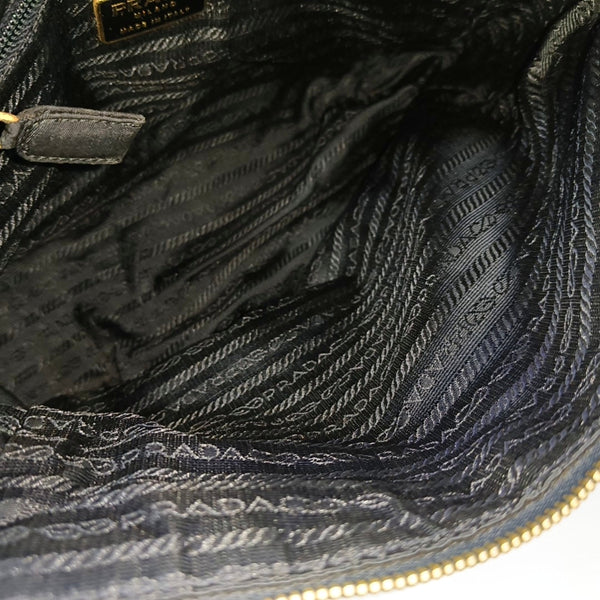 Nylon Quilted Nylon Black