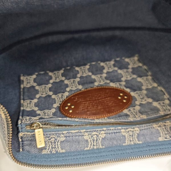 Canvas Shoulder Bag Blue