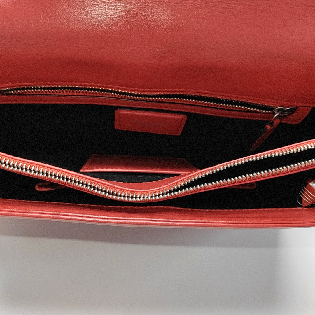SERPENTI FOREVER Medium Calfskin Red