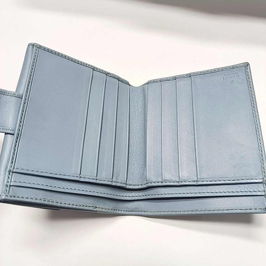 Calfskin Wallet Blue