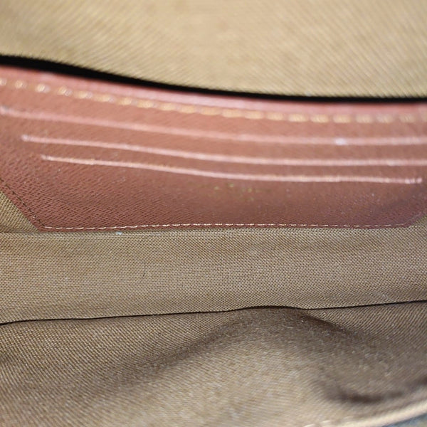 IVY Monogram Coated Canvas Brown