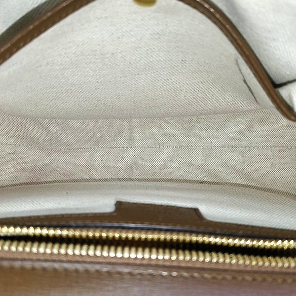 Monogram Coated Canvas Shoulder Bag Beige