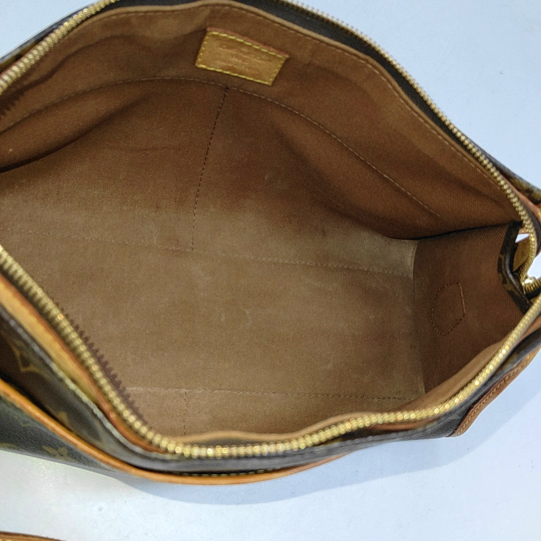 POPINCOURT Monogram Coated Canvas Brown