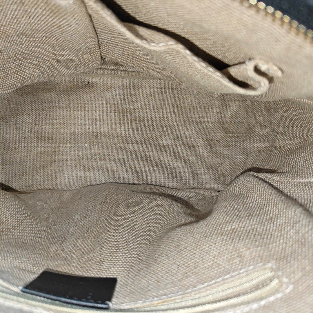 Bree Monogram Calfskin Black