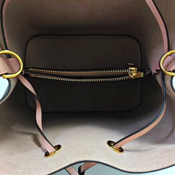 NÉONOÉ MM Monogram Coated Canvas Brown