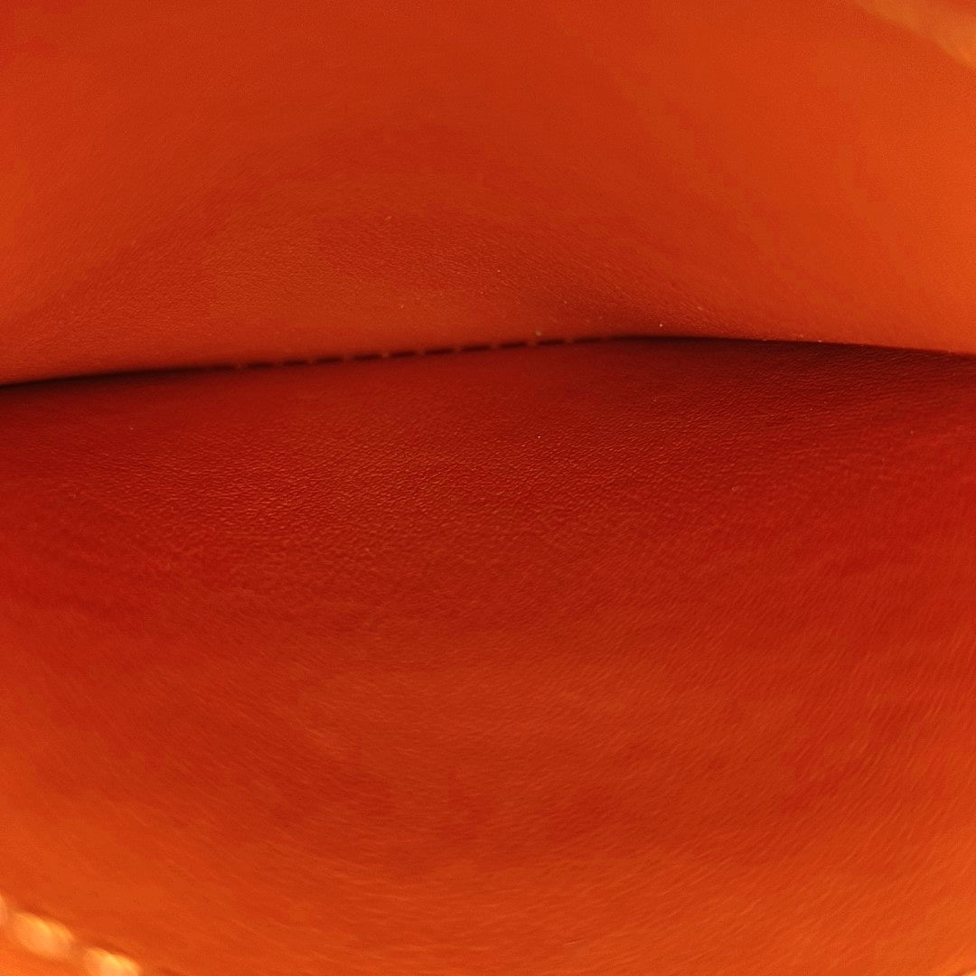 Calfskin Card Holder Orange