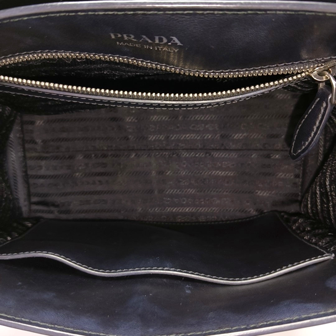 Calfskin Shoulder Bag Black