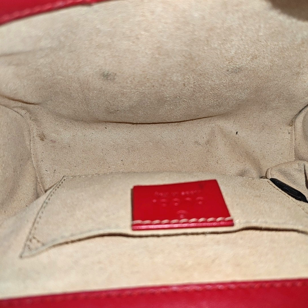 Padlock Small Monogram Calfskin Red