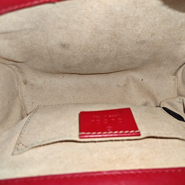 Padlock Small Monogram Calfskin Red