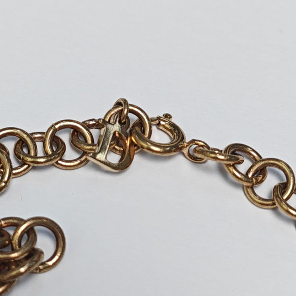Lucky Locket Metal Gold Necklace