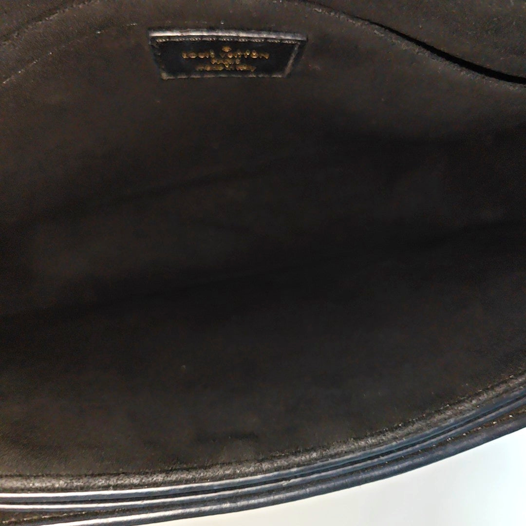 VERY Monogram Calfskin Black
