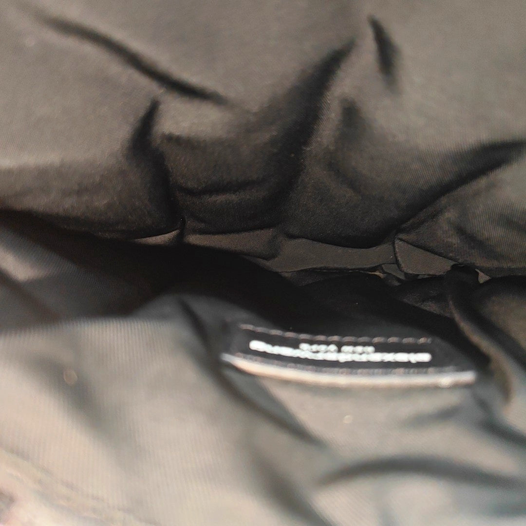 Lab-Grown Diamond Top Handle Bag Black