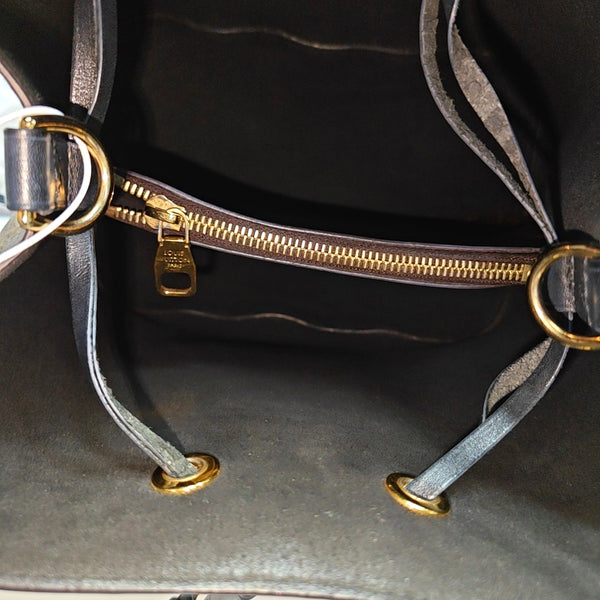 NÉONOÉ MM Monogram Coated Canvas Brown