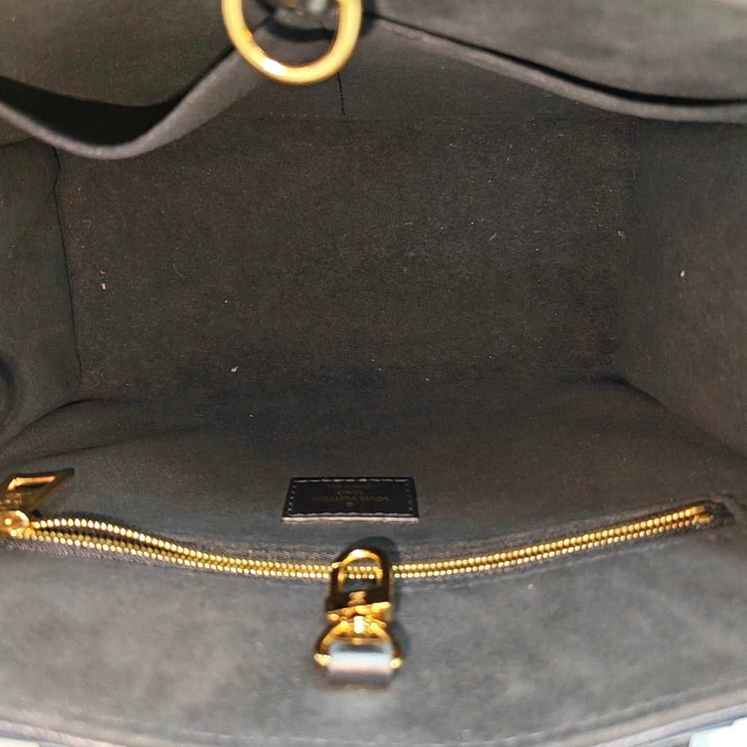 ONTHEGO PM Monogram Calfskin Black