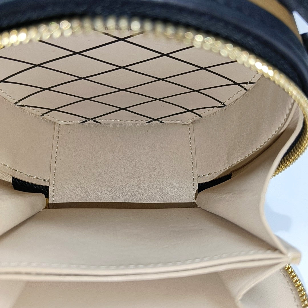 BOITE CHAPEAU Mini Monogram Coated Canvas Brown