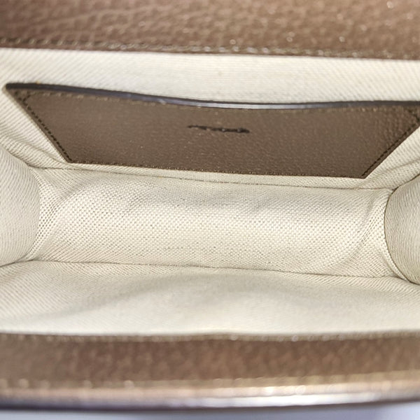 Ophidia Mini Monogram Coated Canvas Beige